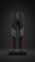 Technical track pants in limited run fabric