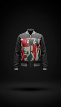 Art bomber jacket in collector's edition