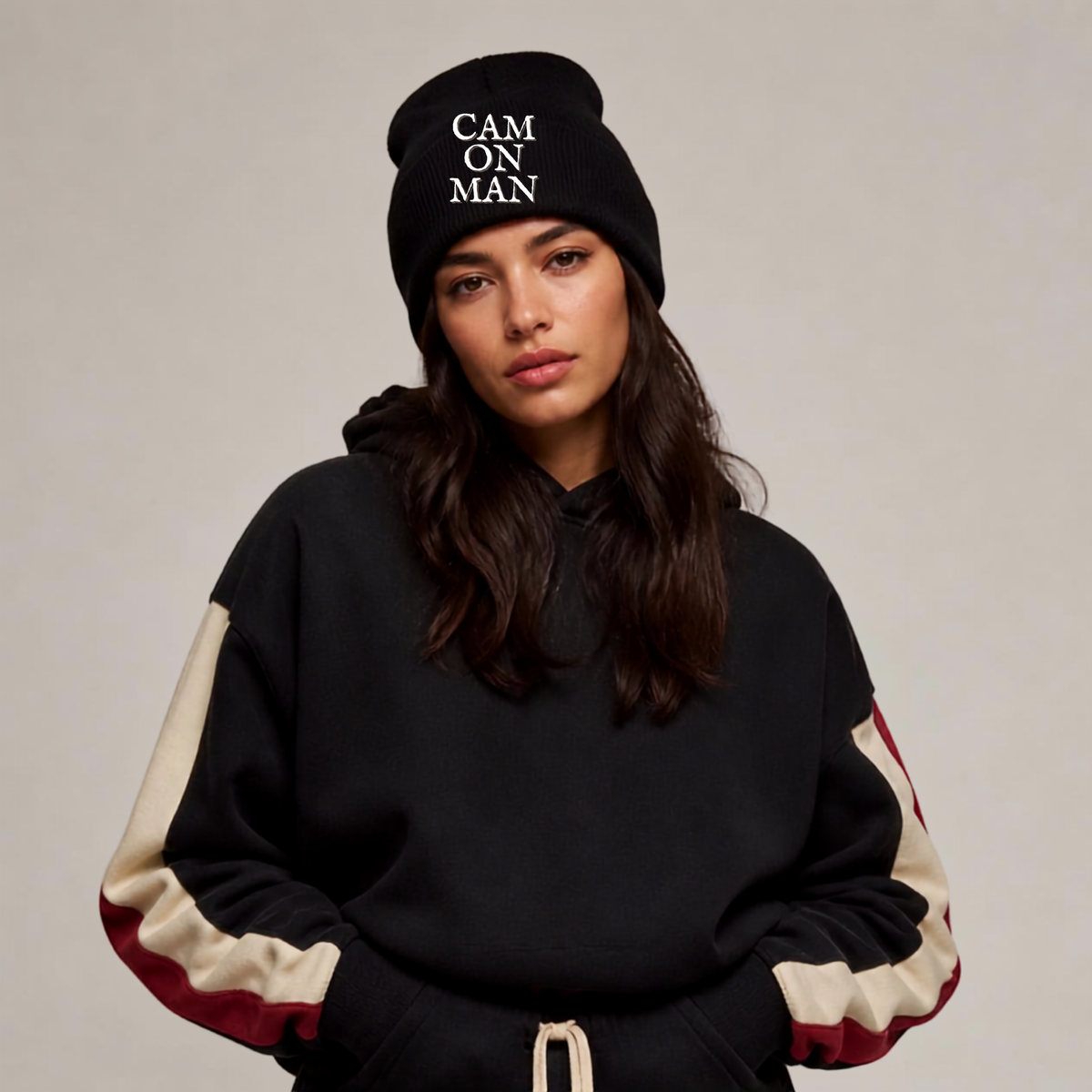 Camonman Beanie Bonnet Black