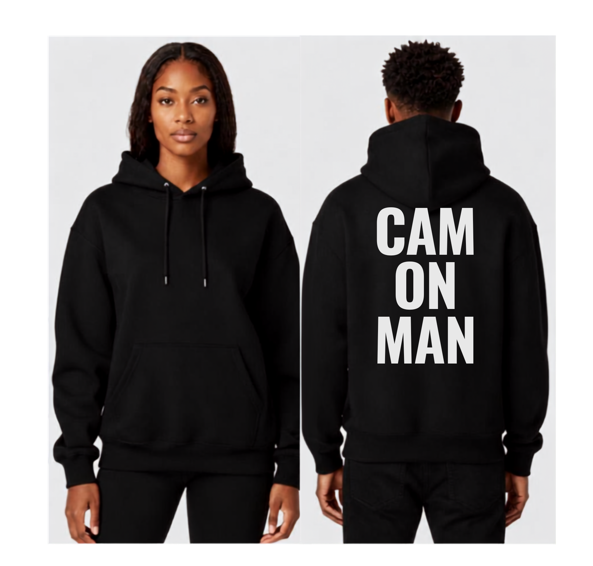 Camonman Hoodie & Jogger Set Black Unisex