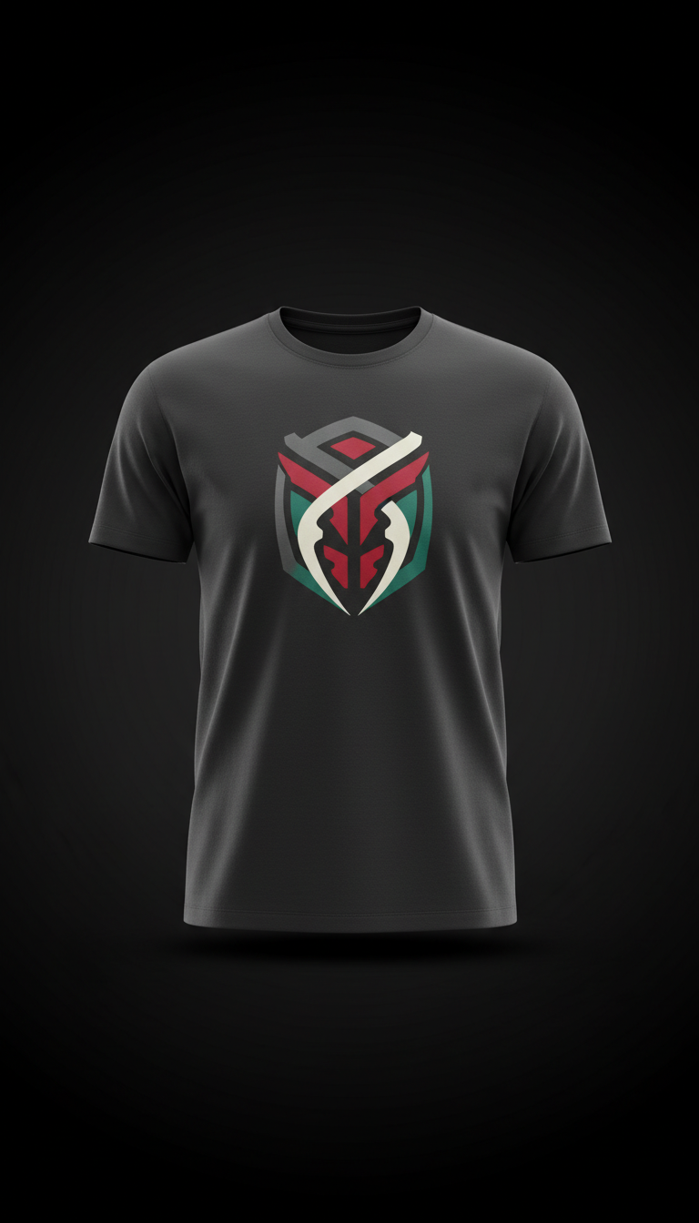 Graphic logo tee in premium cotton